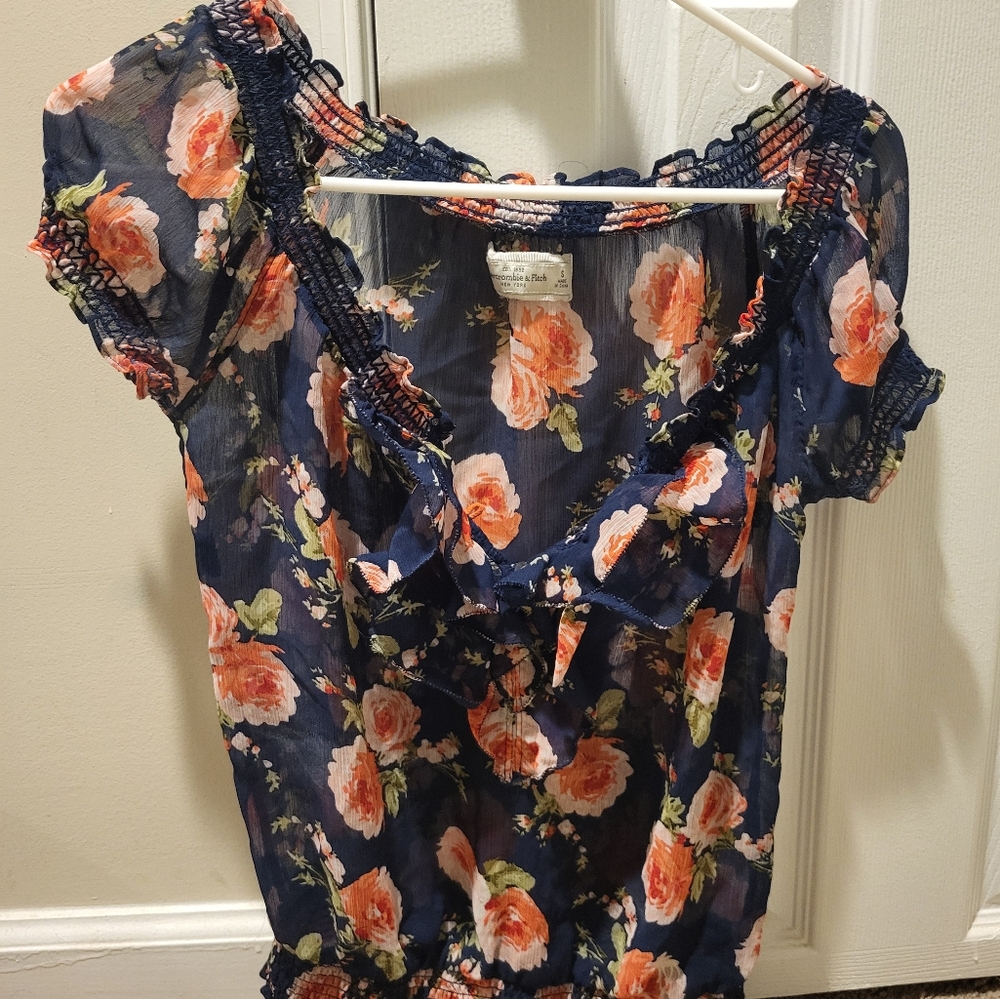 Abercrombie Floral Blouse